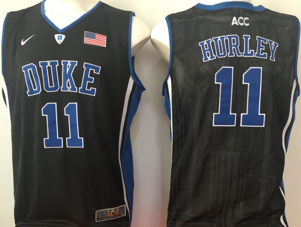 NCAA Men Duke Blue Devils Black 11 hurley blue